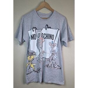 Moschino Couture Mouse "Mouschino" limited edition graphic print T-shirt XS-Read